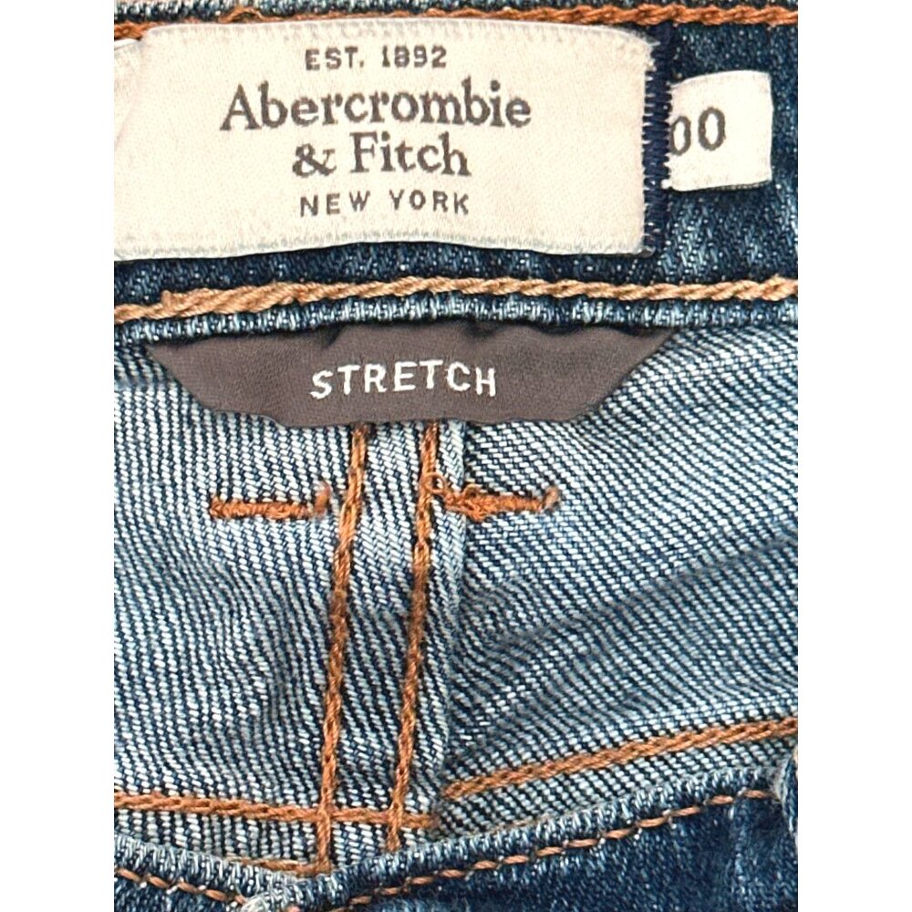 Abercrombie Fitch Size 0 Y2K Stretch Bootcut Jeans Low Rise Vintage Denim - Picture 4 of 12